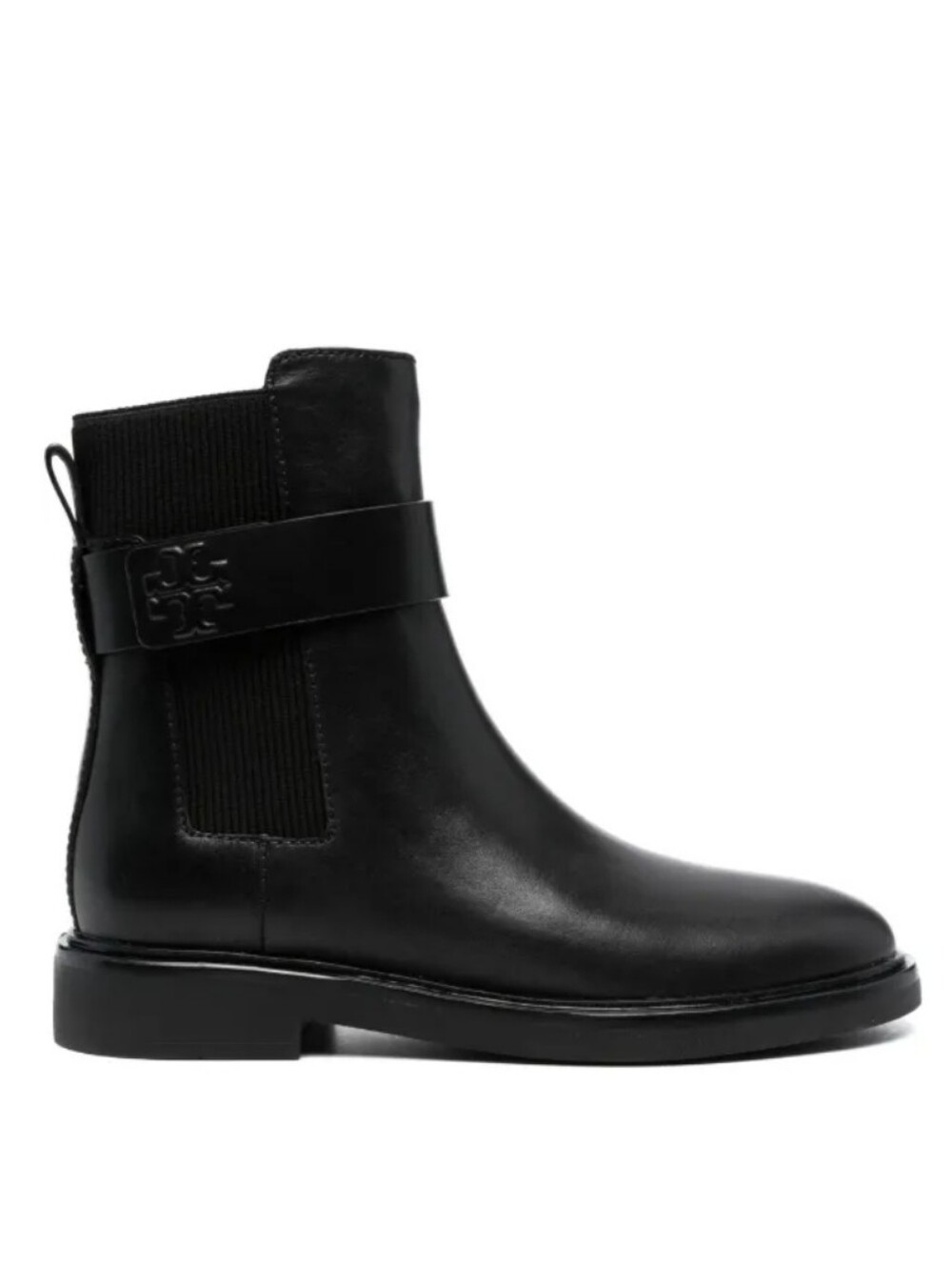 Tory Burch 35mm Double T Chelsea boots In Perfect Black Sz 9.5 NIB